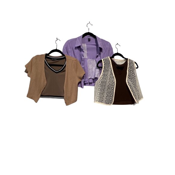 Shein Women's Mixed Tops Set Bundle M/L - Effortless Style - Picture 3 of 11